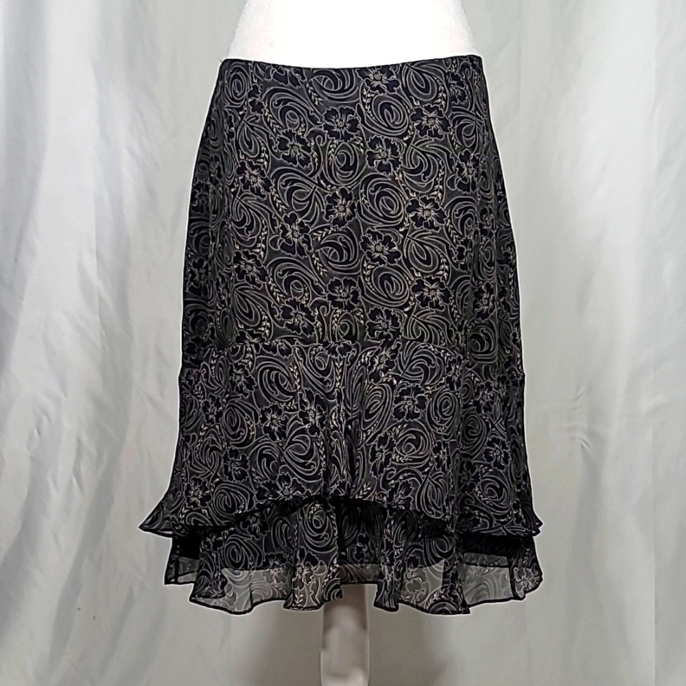 💚💚 Allison Taylor silk skirt size 10